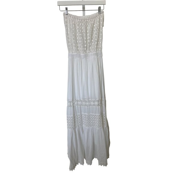 Ramy Brook Kate Strapless Crochet Maxi Dress - Picture 4 of 6